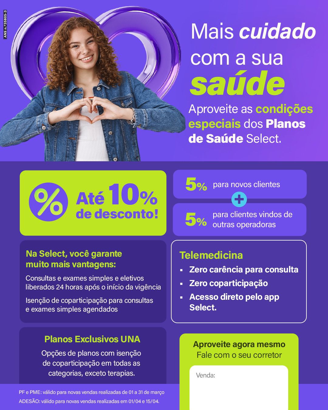 Banner 1 do plano de saúde select